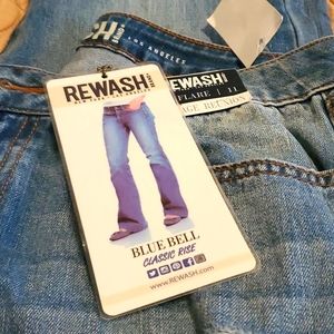 Rewash Brand Jeans- Classic Rise Vintage Reunion Flare Women's size 11.
